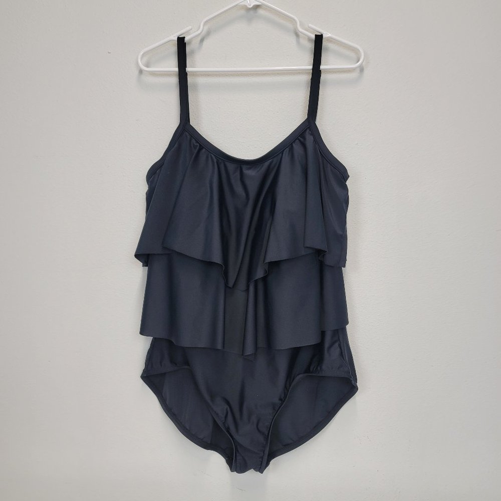 Maxine Of HollyWood One Piece Swim Suit 16W